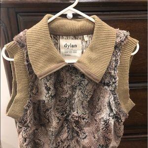 Women’s Small Dylan Faux Fur Vest